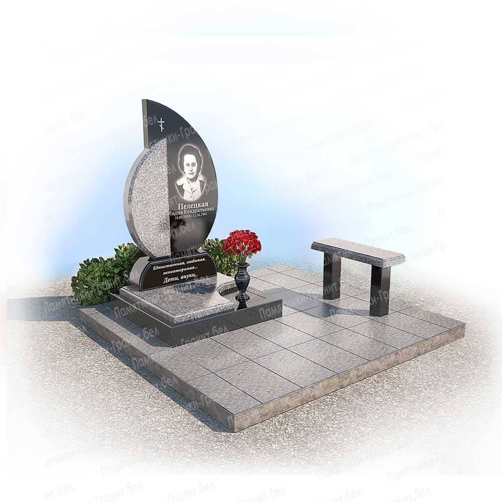 Памятник с крестом в Докшицы на могилу фото